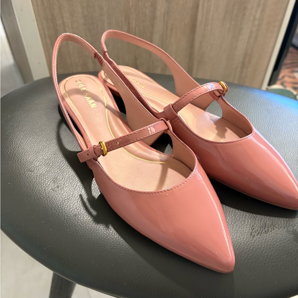 Cole Haan Pink Slingback Heels